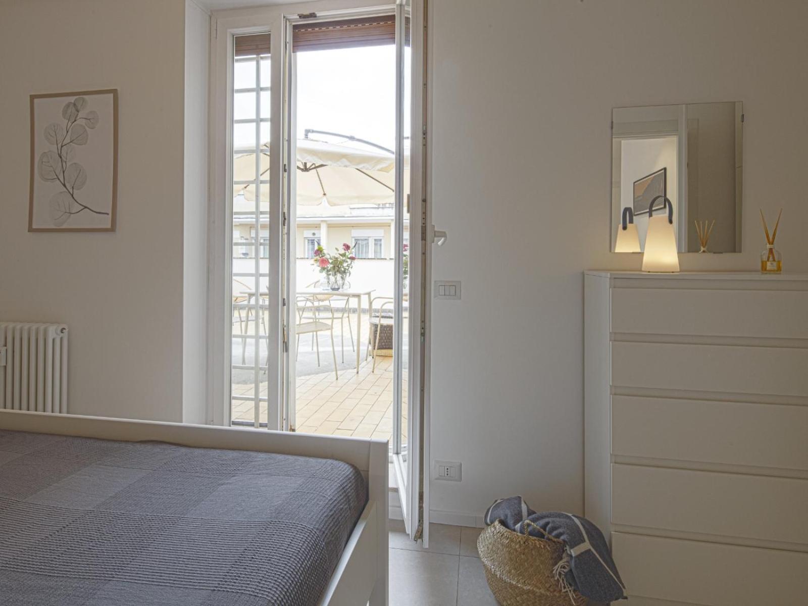 Ferienwohnung Attic With Terrace On Conca D'Oro Rom Exterior foto